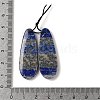 2Pcs Natural Lapis Lazuli Pendants G-A228-02H-3