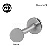 G23 Titanium 17 Gauge Threadless Labrets WGEEA58-05-2