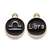 Alloy Enamel Pendants LS-X-ENAM-S124-01B-08K-1