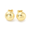 Flower/Round Rack Plating Brass Stud Earring EJEW-C078-03B-G-1