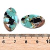 Transparent Resin and Walnut Wood Pendants RESI-T057-03J-4