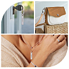 40Pcs 201 Stainless Steel Pendants STAS-DC0016-30B-7