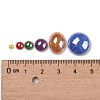 Pearlized Plated Opaque Glass Cabochons PORC-MSMC003-06-3