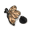 Butterfly Black Aolly Brooches JEWB-U004-06EB-04-3