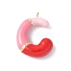 Brass Enamel Pendants KK-E093-03G-C-02-1