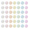 350Pcs 7 Colors Translucent Acrylic Beads TACR-TA0001-17-2