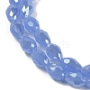 Opaque Solid Color Electroplate Glass Beads Strands EGLA-N013-J4mm-B06-3