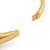 Ion Plating(IP) 304 Stainless Steel Bamboo Stick Hinged Bangles for Women BJEW-Z068-04G-01-4