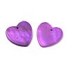 Spray Paint Freshwater Shell Charms SHEL-Q012-013-3