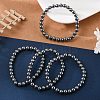 Terahertz Stone Beads Stretch Bracelets X-BJEW-L666-01E-1