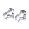 Tarnish Resistant 304 Stainless Steel Puppy Cookie Cutters DIY-E012-11-3