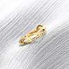304 Stainless Steel with Rhinestone Finger Rings RJEW-Q020-10G-4