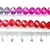 Transparent Painted Glass Beads Strands DGLA-A034-T8mm-A24-3