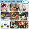 Plastic Rattan Wicker Strips DIY-WH0816-132F-5