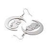 Non-Tarnish 304 Stainless Steel Dangle Earrings EJEW-P271-13P-2