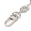 Printed Alloy Link Chain Purse Strap Extenders AJEW-BA00098-01-6