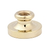 Golden Tone Crown Initial Wax Seal Brass Stamp Heads AJEW-A065-01G-2