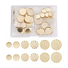 Craftdady 60Pcs 6 Style 304 Stainless Steel Cabochon Settings STAS-CD0001-11-2