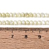 Anti-Tarnish Electroplate Rondelle Glass Beads Strands EGLA-T021-3mm-17-09-4