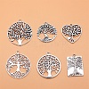 6Pcs Tibetan Style Alloy Pendants PW-WG3E7ED-01-1