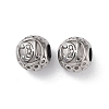 304 Stainless Steel Rhinestone European Beads STAS-A092-10H-P-1