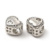 Rack Plating Alloy Rhinestone European Beads PALLOY-P289-30P-3