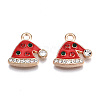 Alloy Enamel Pendants ENAM-Q442-035-RS-2