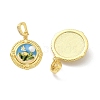 Brass Enamel Pendants KK-Z083-12G-2