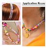200Pcs 4 Style Luminous Acrylic Beads TACR-FS0001-02-10