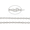 Tarnish Resistant 304 Stainless Steel Cable Chains CHS-A003I-0.5mm-7