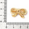 Brass Micro Pave Clear Cubic Zirconia Fold Over Clasps LS-KK-G505-29G-3