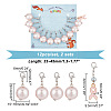 Awareness Ribbon & Round Pendant Stitch Markers HJEW-AB00333-2