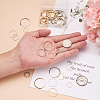 Craftdady 64Pcs 8 Styles 304 Stainless Steel Linking Ring STAS-CD0001-19-12