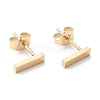 Ion Plating(IP) 304 Stainless Steel Stud Earrings STAS-Z028-A-04G-1