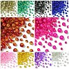 400Pcs 4 Styles Spray Painted Crackle Glass Beads CCG-YW0001-20A-2
