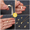 Beebeecraft 20Pcs 2 Style Brass Pendants KK-BBC0002-53-4