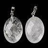 Natural Quartz Crystal Pendants G-E603-03P-05-3