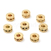 Rack Plating Brass Cubic Zirconia Beads KK-K349-09G-1