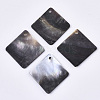 Natural Black Lip Shell Pendants SHEL-N026-64C-01-1