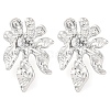 304 Stainless Steel Flower Stud Earrings for Women EJEW-U023-08P-2