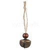 Iron Bell Pendant Decoration HJEW-JM02488-02-1