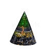 Orgonite Cone Epoxy Resin Display Decorations PW-WG399C4-01-1