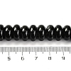 Natural Black Agate(Dyed & Heated) Beads Strands G-G177-F01-02-5