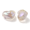 UV Plating Rainbow Iridescent Transparent Acrylic Beads OACR-C007-04B-2