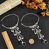 2Pcs Crystal Rhinestone Tennis Ring Bracelet BJEW-CN0001-17C-3