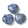 Natural Blue Spot Jasper Pendants G-A259-02P-08-1