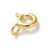 925 Sterling Silver Sping Ring Clasps STER-P063-04G-2