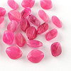 Rhombus Imitation Gemstone Acrylic Beads OACR-R037A-11-1