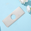 Rectangle Stainless Steel Faucet Hole Covers STAS-WH20001-18B-P-7