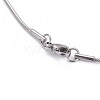 304 Stainless Steel Herringbone Chain Necklaces NJEW-F261-19P-2